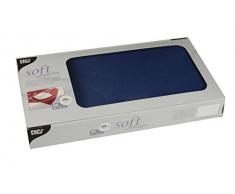 Papstar, 20 Mitteldecken, stoffähnlich, Vlies soft selection 80 cm x 80 cm dunkelblau, #82330