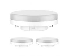 ledscom.de GX53 LED Strahler 4W=28W 280lm 100° warm-weiß, 3 Stk.