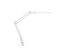 LED Tischleuchte MAULatlantic, Tischklemme, 2000 Lux, 400 Lumen, GS-Zeichen, Weiß, 8203502 A, 33 x 7 x 42 cm