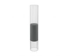 EGLO NORUMBEGA Stehleuchte, Stahl, 60 W, weiss, grau
