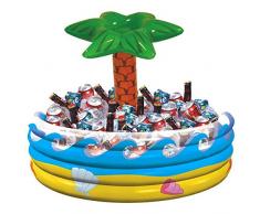 Amscan International Hawaiian GetrÃ¤nkekÃ¼hler mit Palme, aufblasbar