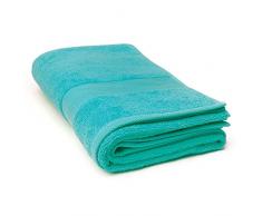 Excelsa Bagno Handtuch 100x150cm in blau, 100% Baumwolle, azurblau, 100 x 150 x 1 cm