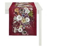 Apeltstoffe 3309 _48x135_Fb.30 Tischläufer, Baumwolle, rot, 48 x 135 x 0.5 cm