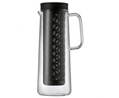 WMF Cold Brew Kaffeezubereiter, CoffeeTime, Höhe 27 cm, Füllmenge 1,2l Ø 12 cm, Glas Handwäsche, Aromawaben-Dauerfilter, Kaffeekanne