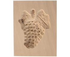 Städter 841161 Springerles- Model Traube Backform, Holz, braun, 8 x 5,5 x 3 cm,