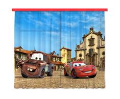 Gardine/Vorhang FCS xl 4315 Kinderzimmer Disney Cars