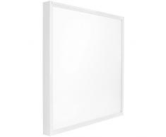 Lumira LED Panel 62x62 cm, 50W, Warmweiß, Aufbauleuchte, Aufputz-Rahmen, Blendfrei inkl. Trafo