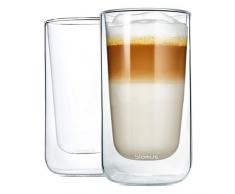 Blomus 63655 Set 2 Thermo-Latte Macchiato-Gläser Nero