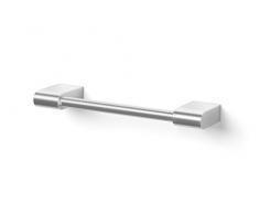 ZACK Dusche Wand Haltegriff, Silber metallic, 89,4 x 2,8 x 6,4 cm