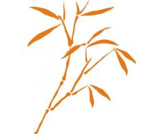 INDIGOS 4051095041702 Wandtattoo w335 Schilf Gras Wandauskleber in 3 GrÃ¶Ãen, 120 x 97 cm, orange