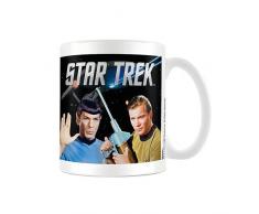 Pyramid Z868270 Star Trek Tasse Kirk & Spock Leonard Nimoy, William Shatner, Mehrfarbig