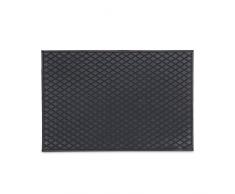 Relaxdays Gummi Fußmatte 60 x 40 cm Fußabtreter aus 100% Gummimaterial mit Anti-Rutsch-Funktion Schmutzfangmatte zum Füße Abtreten Outdoor Gummimatte als Schmutzmatte und Tür Eingangsmatte, schwarz