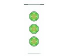 Home Fashion 87523-768 Schiebevorhang Digitaldruck FÃ¼rth, Dekostoff, 245 x 60 cm, grÃ¼n