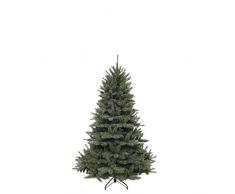 Triumph Tree Forest Fr.Pine frosted Weihnachtsbaum newgrowth blue TIPS 618-h155xd119cm, Hartnadel, 155