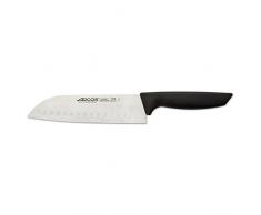 Arcos 135500 Santoku Messer, Acier_inoxydable, Schwarz, 180 mm