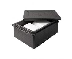 Thermo Future Box Dinnerbox, Lunchbox, EPP (expandiertes Polypropylen), schwarz, innen 420 x 295 x 160 mm