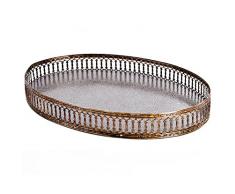 SIGNATURE HOME COLLECTION Tablett, Holz, Grau