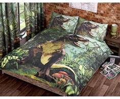 Urban Unique T Rex Single Quilt Bettbezug Bettwäsche-Set 1 P/Fall Dinosaurier Bettwäsche Dino Jurassic
