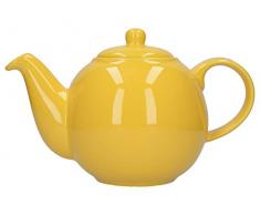 London Pottery LP30123 Globe Teekanne mit Sieb, keramik, gelb