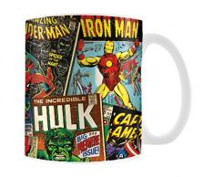 Marvel Comics Kaffeetassen, Keramik, Mehrfarbig, 8x11.5x9.5 cm