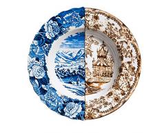 Seletti Suppenteller aus Porzellan Ø cm.25,4 h.4,2 hybrid-sofronia