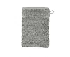 mÃ¶ve Bamboo Luxe Waschhandschuh 15 x 20 cm aus 60% Baumwolle / 40% Viskose aus Bambus-Zellstoff, silver grey