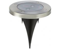 Ranex 5000.389 LED Solar Bodeneinbaustrahler, rund