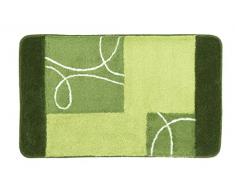 Kleine Wolke Badteppich Curly grün 60 x 100 cm