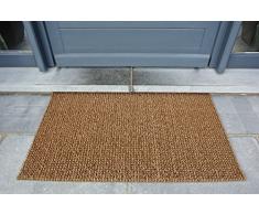 AstroTurf Classic Fußmatte, Fußabstreifer Eingangsmatte für Innen- und Außenbereich, Unvergleichliche Reinigungsleistung, Polyethylen, Kokos Braun, 90x55x2 cm