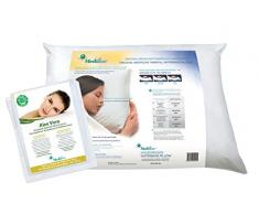 Mediflow 5228 Aloe Vera Aktion Wasserkissen, Faserfüllung, Orthopädisches HWS Stützkissen, 50x70 cm