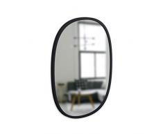 Umbra Hub Wandspiegel, Schwarz, Klein
