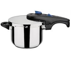 GSW 671361 JUNIOR Schnellkochtopf 18cm / ca. 3,2 Liter, Edelstahl, silber, 18 cm, 2-Einheiten