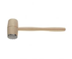 kela Fleischhammer Maribor 29,5x9,5cm aus Buche/Metall, Holz, beige, 29.5 x 9.5 x 5 cm