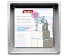 Ibili 815220 Quadratische Backform, extratief, 20 x 10 cm