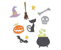 Sizzix 662580 Halloween Set von My Life Handmade Stanzschablone, Mehrfarbig, Eine Größe