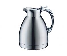 alfi 0557.000.060 Isolierkanne Hotello, Edelstahl poliert 0,6 l, 8 Stunden heiß, 16 Stunden kalt