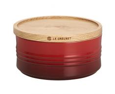 LE CREUSET VORRATSDOSE KLEIN KIRSCHROT, Gusseisen, Orange, One Size