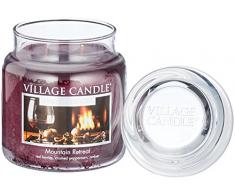 Village Candle Gebirgsstille Duftkerze im Glas, 454 g, Lila, 9.7 x 9.5 x 10.9 cm
