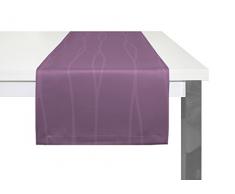 Wirth Tischläufer Langwasser, Polyester, Lila, 40 x 150 cm