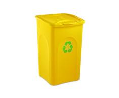 Stefanplast BEGREEN Abfalleimer, 50 l, Gelb