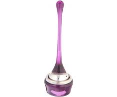 Sagaform Teesieb mit Halter, Plastik, Lila, 16 cm
