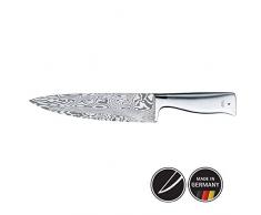 WMF Grand Gourmet Damastmesser Kochmesser 33,5 cm, Damaststahl 120-lagig, Made in Germany, Performance Cut, Holzkassette, Klinge 20 cm