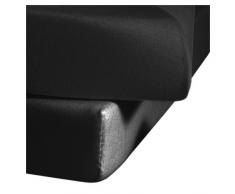 fleuresse L-001117-0941-1000 Spannbettlaken - Comfort 180 x 200 cm schwarz