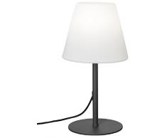 Airam Garda Tischleuchte LED Außenbeleuchtung E27, schwarz/weiß, 530 x 280 mm