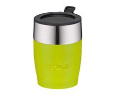 ThermoCafé by THERMOS 4064.277.025 Kaffeetasse DeskCup, Edelstahl Lime 0,25 l, passend unter viele Kaffeevollautomaten, BPA-Free