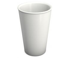 Ornamin Becher 400 ml weiß (Modell 1210) / nachhaltiger Mehrweg-Becher Kunststoff