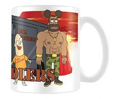 Cartoon Network MG24864 Rick and Morty Ball Fondlers Coffee Mug Kaffeetassen, porzellan, Mehrfarbig
