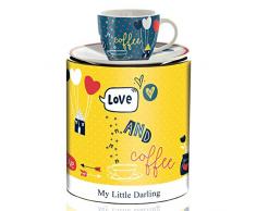 RITZENHOFF My Little Darling Espressotasse von Concetta Lorenzo, aus Porzellan, 80 ml, mit Untertasse