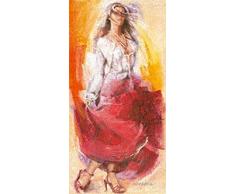 Eurographics TC1043 Talantbek Chekirov, Vivacity 35 x 70, Hochwertiger Kunstdruck - Tanz - Erotik