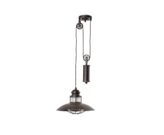 Faro LED Höhenverstellbare Pendelleuchte Winch Braun IP20 | 60W | 66205